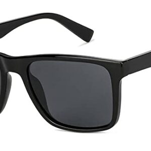 Vincent Chase Eyewear By  | Full Rim Wayfarer Branded Latest and Stylish Sunglasses | Polarized and 100% UV Protected | Men & Women | Large | VC S13973-Pack of 1