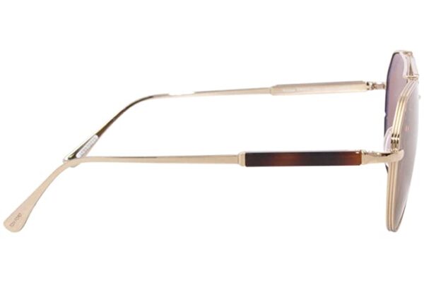 FT0670-28E Sunglasses Gold Frame w/Brown Lens 61mm - Image 3