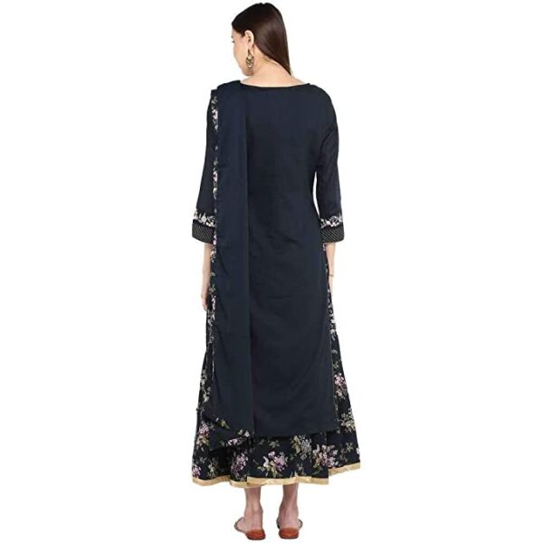 Women's Cotton Straight Salwar Suit Set - Image 2