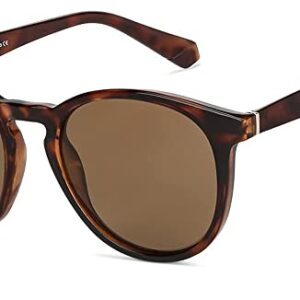 Vincent Chase Eyewear By  | Full Rim Round Branded Latest and Stylish Sunglasses | Polarized and 100% UV Protected | Men & Women | Large | VC S13972-Pack of 1