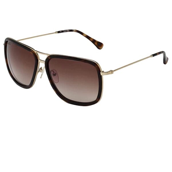 Gradient Square Men's Sunglasses - ( CK 1216A 214 62 S |62| Brown Color Lens )