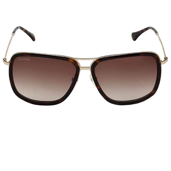 Gradient Square Men's Sunglasses - ( CK 1216A 214 62 S |62| Brown Color Lens ) - Image 2