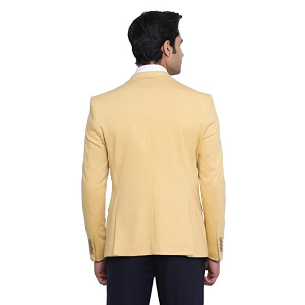 Grey Hook Men's Formal Notch Lapel Phoenix Skinny Fit Blazer-BP-DO-MABLE2 - Image 3