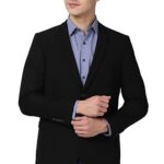 Daniel Crest Men's Slim Fit Blazer (PIBZWNSPS32424_40_Purple, Wine_40)