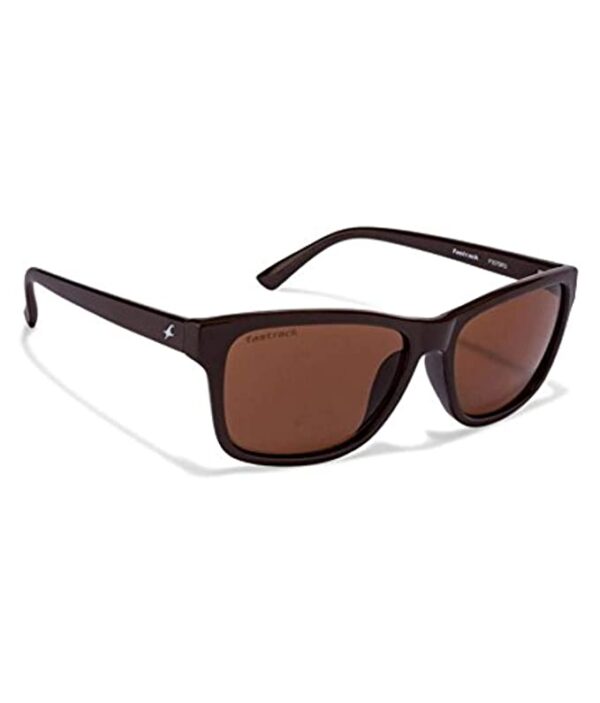 Men's Square Sunglasses Brown Frame, Brown Lens -Pack of 1 - Image 3