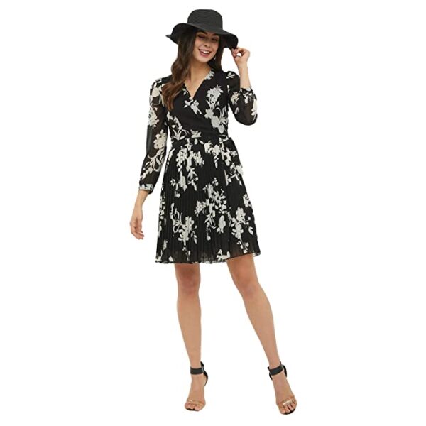 Klepa Women's Polyester A-Line Knee-Length Dress - Image 2