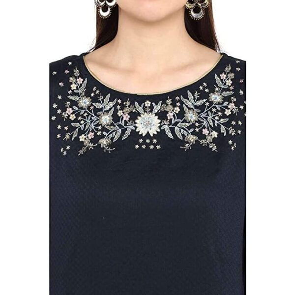 Women's Cotton Straight Salwar Suit Set - Image 3