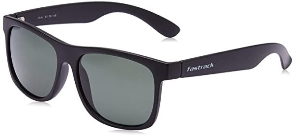 UV Protected Square Men's Sunglasses - (P425GR4|56|Green Color Lens)