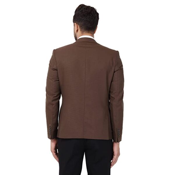 Grey Hook Men's Formal Notch Lapel Slim Fit Blazer-NL-JENA - Image 2