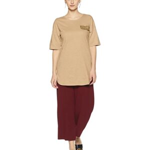 Kimiku Women's Regular Fit Cotton Top
