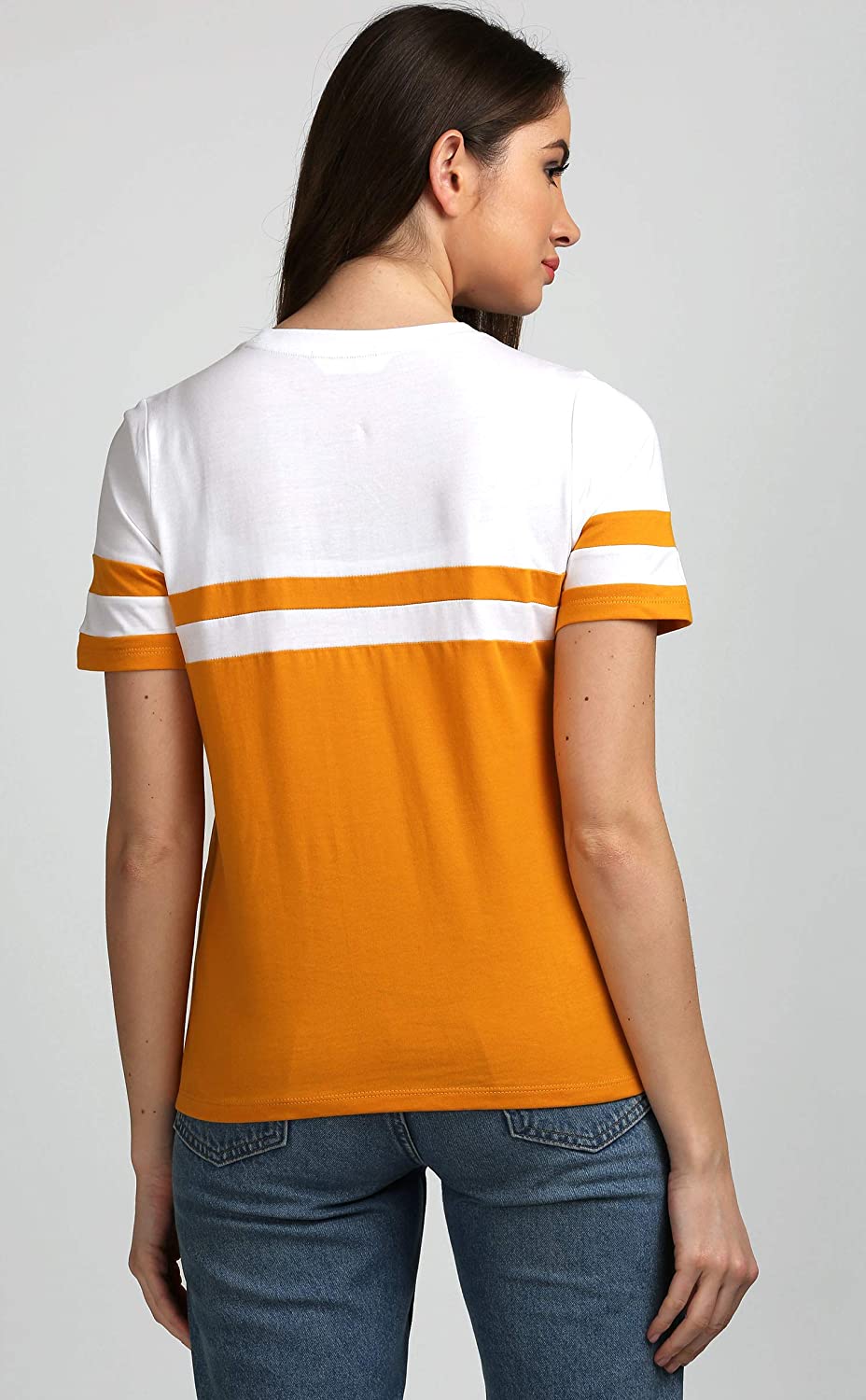 AELOMART Women's Cotton Regular Top(AWT2053-Pn)' - Image 3