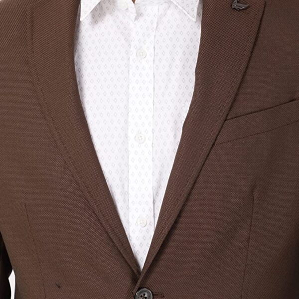 Grey Hook Men's Formal Notch Lapel Slim Fit Blazer-NL-JENA - Image 3