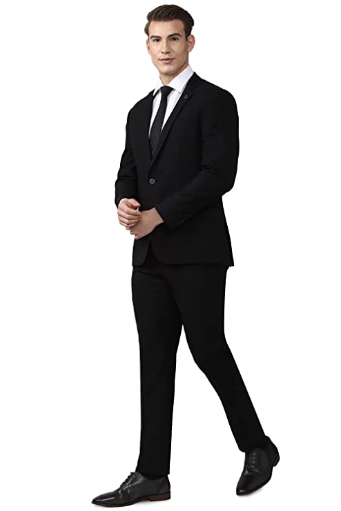 Peter England Men Business Suit Pants Set - Image 2