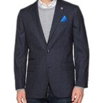 Ben Sherman Men's Two Button Slim Fit Mini Check Sportcoat