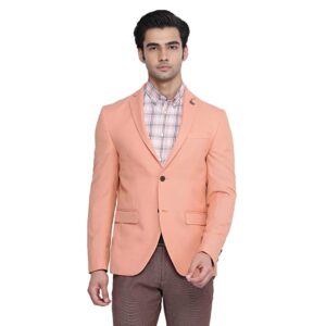blackberrys Men's Casual Notch Lapel Slim Fit Blazer-EJ-DO-CYAN2