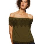 VERO MODA Women's Plain Regular Fit Top